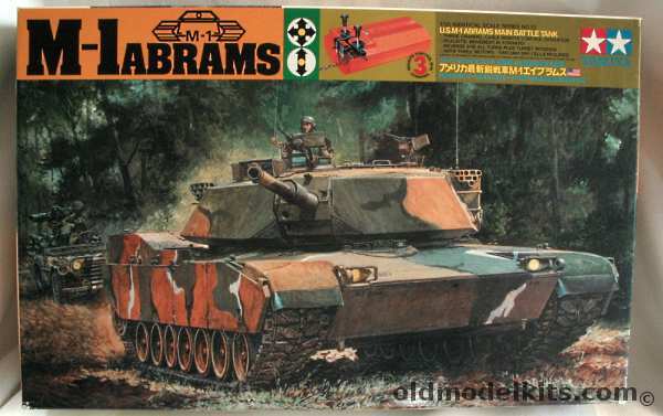 Tamiya 1/35 M-1 Abrams Motorized Remote Control, 30254 plastic model kit